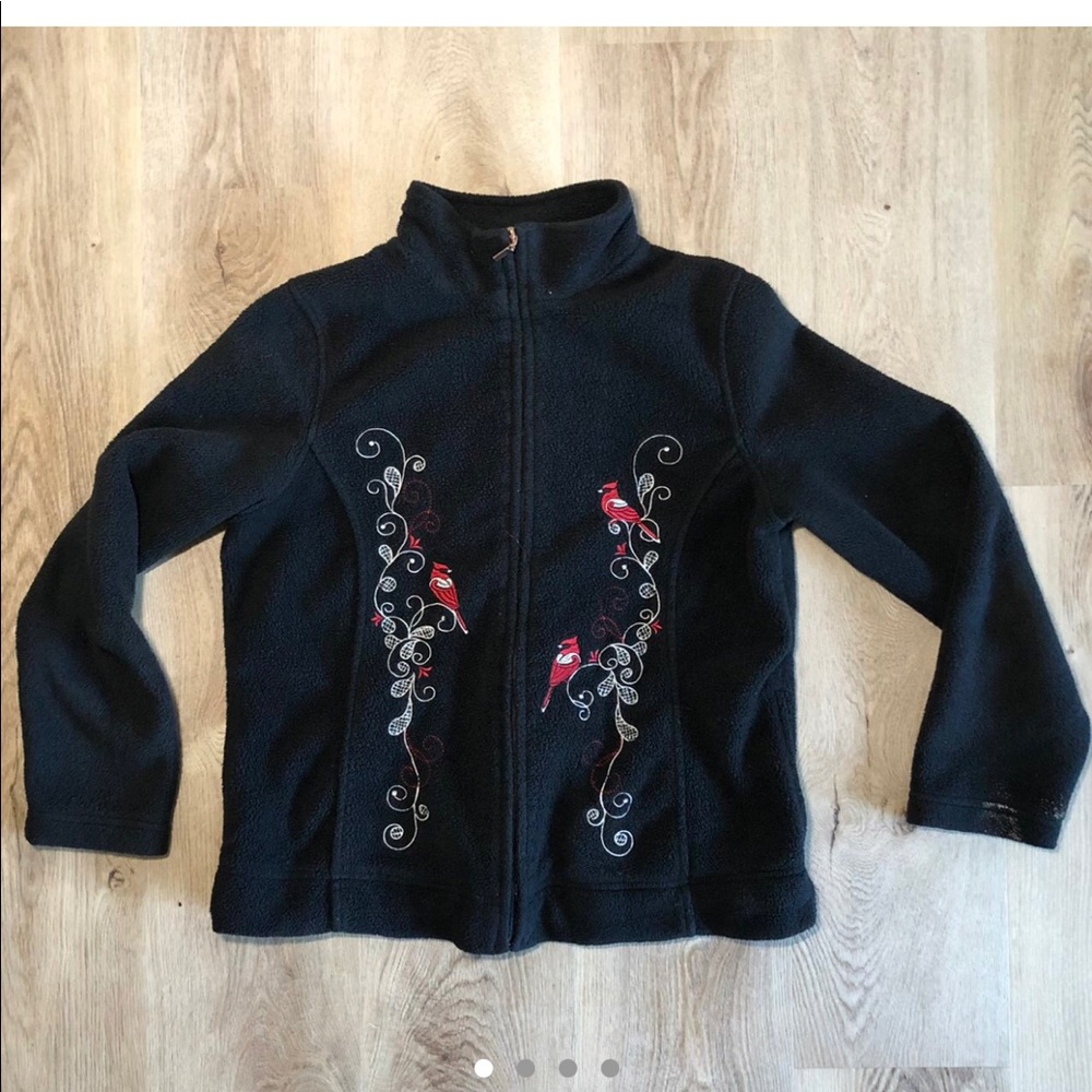 VINTAGE FLEECE ZIP UP JACKET